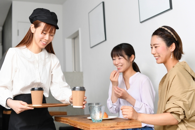 カフェ接客